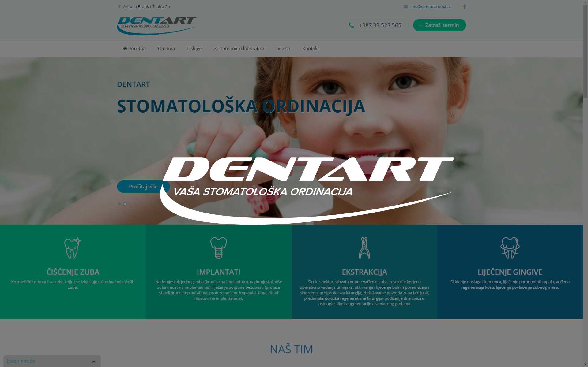 dentart.ba - Website